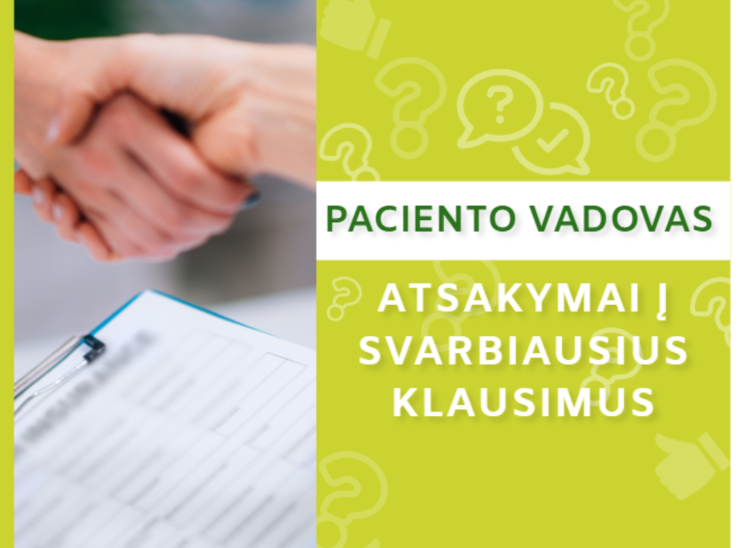 Svarbi informacija pacientams!